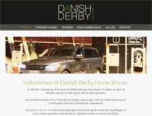 Tablet Screenshot of danishderby.dk